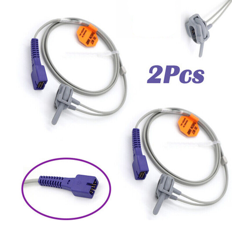 2Pcs fit for Oximax Neonate Wrap SpO2 Sensor Oximeters Pulse Probe 9Pin