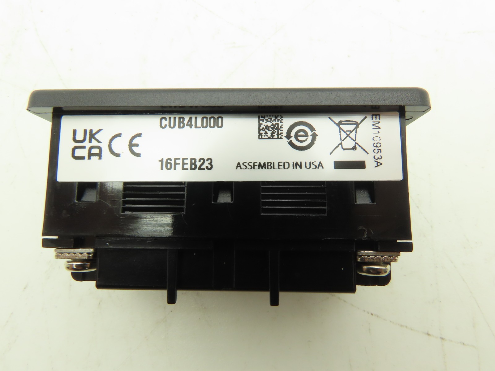 Red Lion CUB4L000 LCD 6-Digit Mini Counter Panel Meter