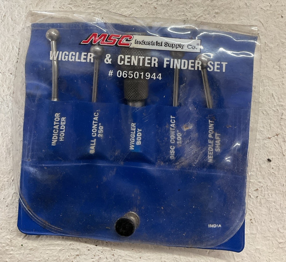 Used wiggler and center finder set # 06501944 ￼by MSC industrial supply