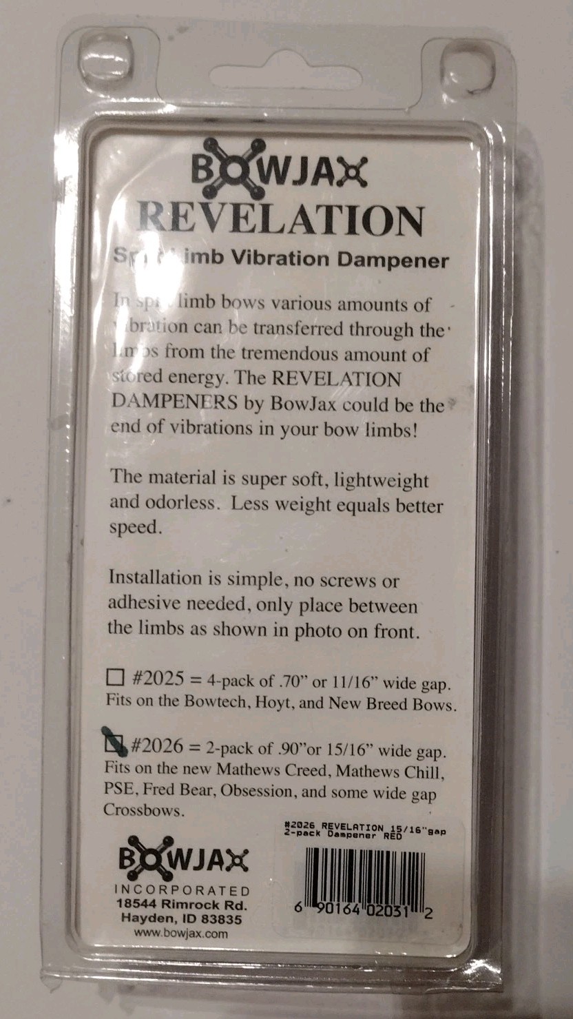 BowJax Revelation Split Limb Vibration Dampener