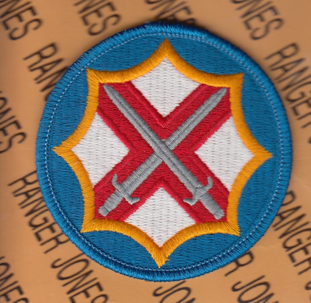 US Army 142nd BSB Battlefield Surveillance Bde MI 3.25" uniform patch m/e