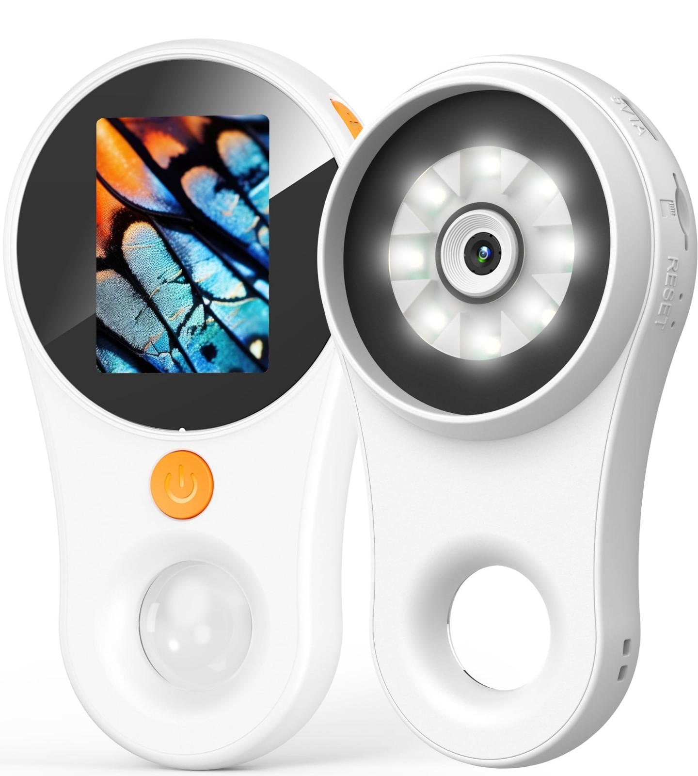 Portable USB Digital Microscope with Light, 500x Magnification, 2.0" IPS Screen