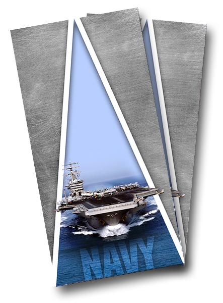 U.S. NAVY Ship CORNHOLE WRAP SET High Quality Vinyl Board DECAL w/ Squeegee
