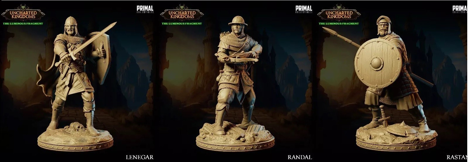 D&D Soldier Guard Set 32mm Mini TTRPG