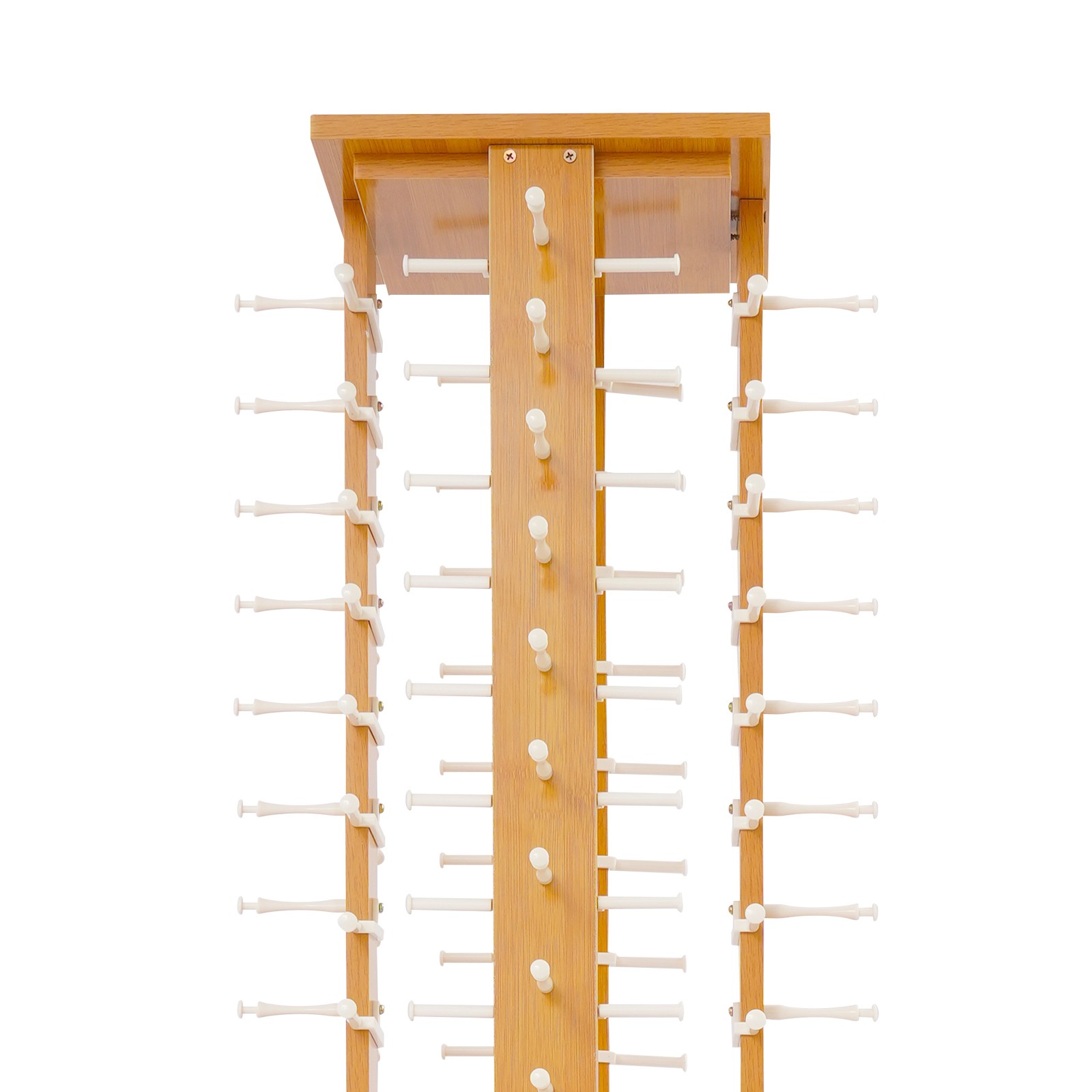 72-Pair Eyeglass Display Rack Rotating Glasses Storage Stand Floor-standing