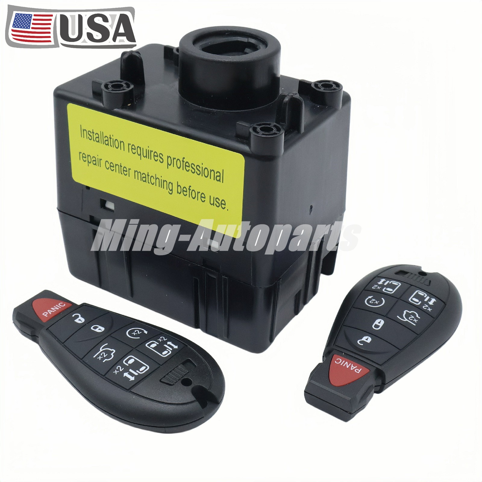 Fits For 2012-2015 Ram 1500 2500 3500 Wireless Ignition Module w/ Remote Key Fob
