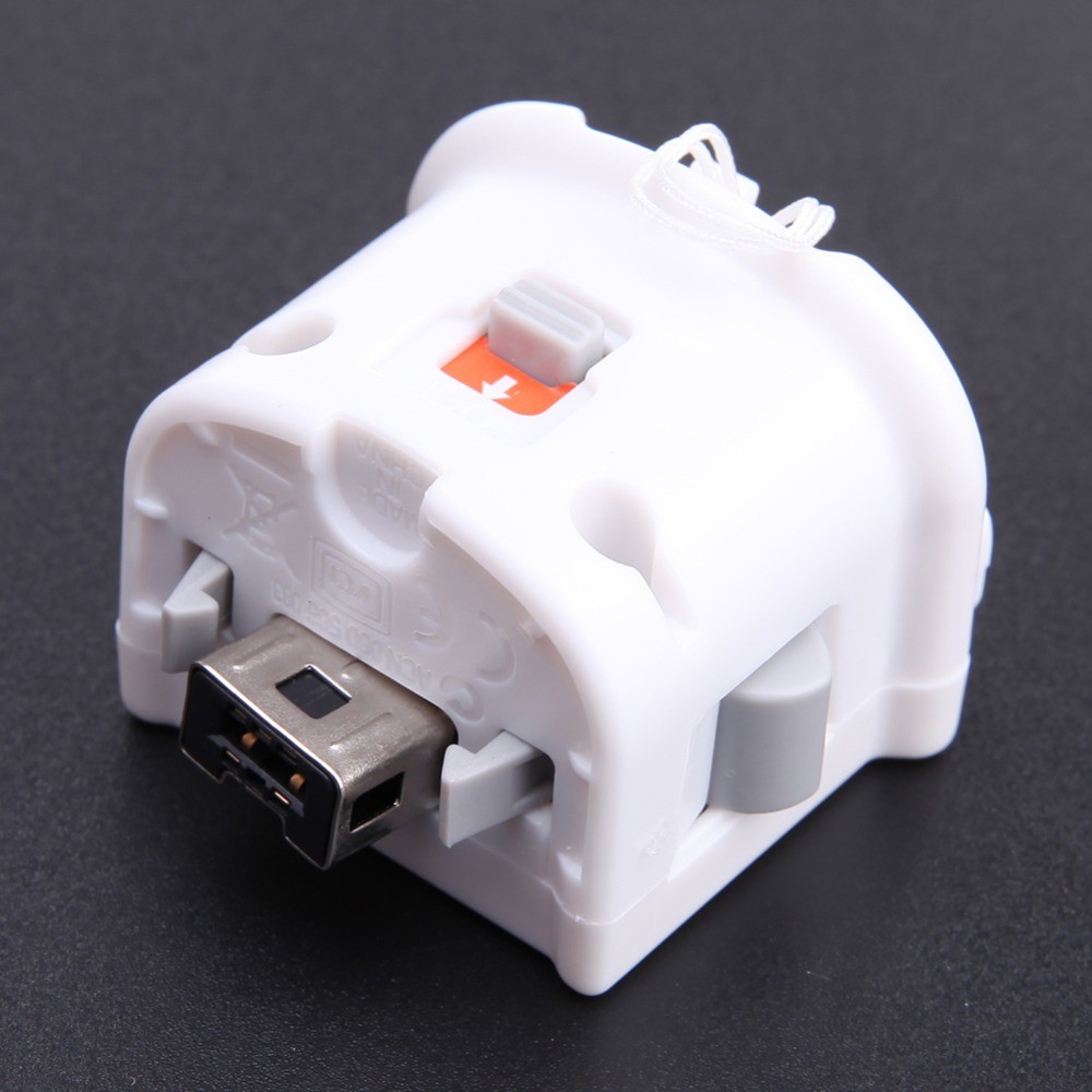 2 PACK Motion Plus Adapter Sensor Attachment for Nintendo Wii Remote Controlle