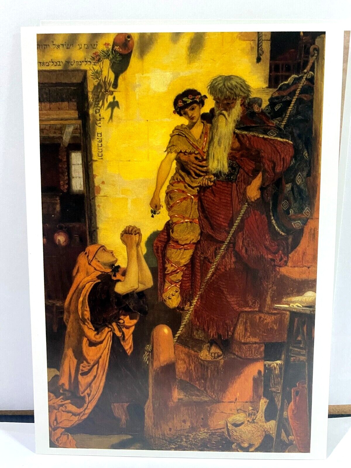 Notecard with Envelope - Elijah and the Widow's Son 1864 by Ford Madox Brown