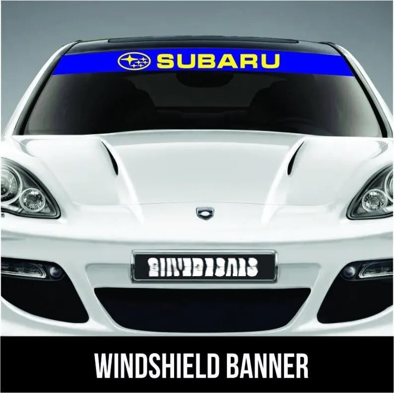 Subaru windshield banner  Vinyl Decal Stickers For JDM Cars wrx sti forester