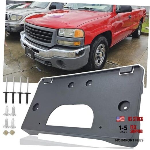 Front License Plate Frame for GMC Sierra 1500 2500 HD 3500HD 2003 2004 2005