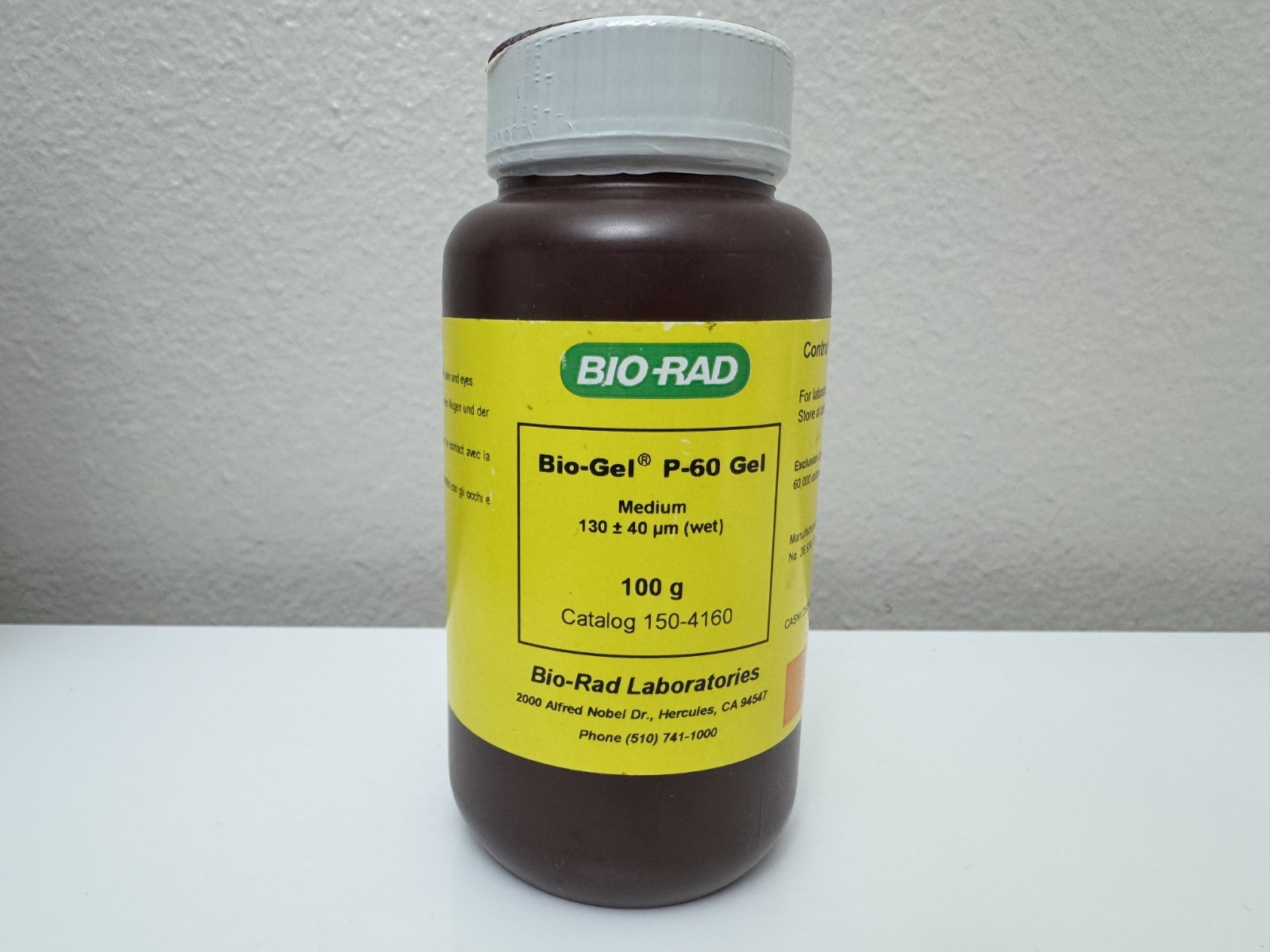 Bio-Rad Bio-Gel P-60 100 grams Catalog No. 150-4160 SEALED