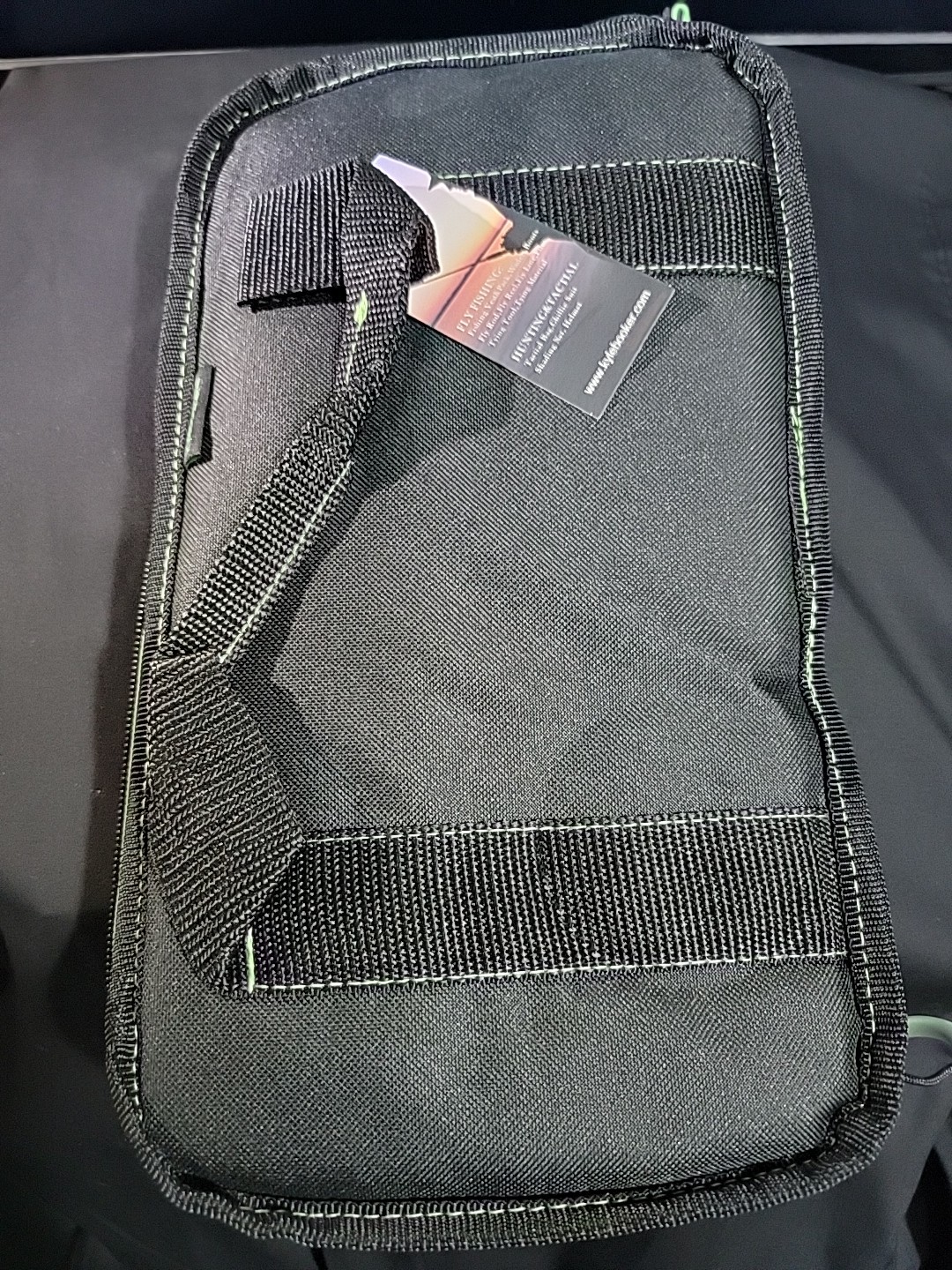 for Pistol  Double Pistol Soft Case Black Florescent Green Accents