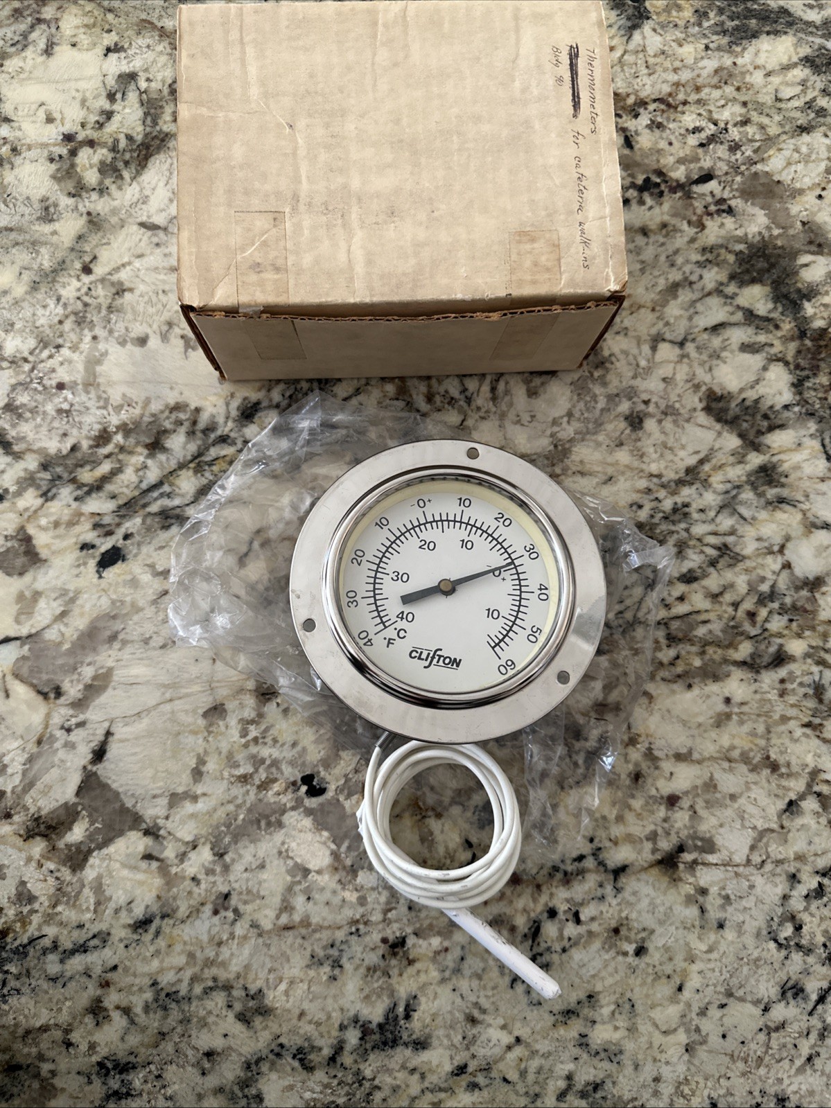 Clifton Thermometer For Commercial Fridge Made In Italy NEW + FAST SHIPPING