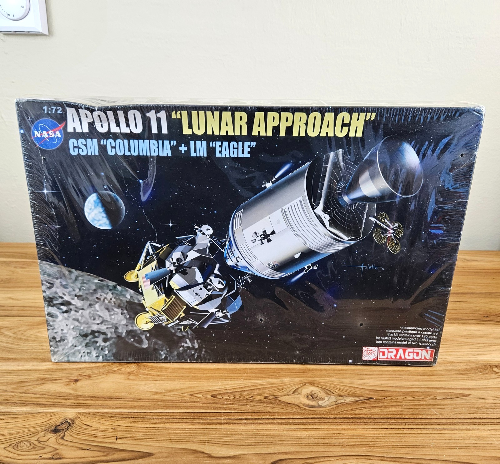 Dragon Apollo 11 "Lunar Approach" CSM "Columbia" + LM "Eagle” Kit, Sealed