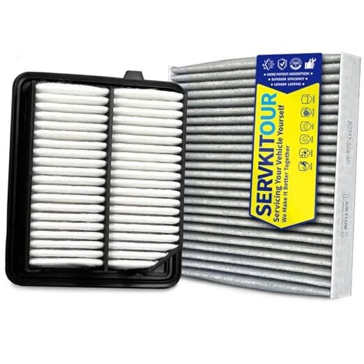 Engine Cabin Air Filter Set for Accord (2014 2015 2017-2022) 2.0L Hybrid