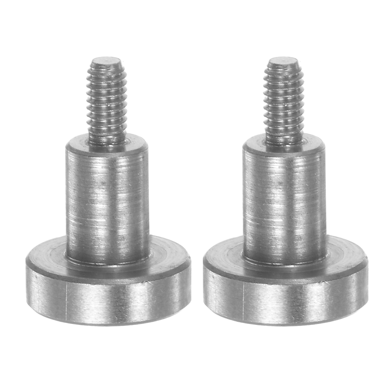 2pcs Flat Contact Points 10mm Dia 10mm Length M2.5 Thread 303 Stainless Steel