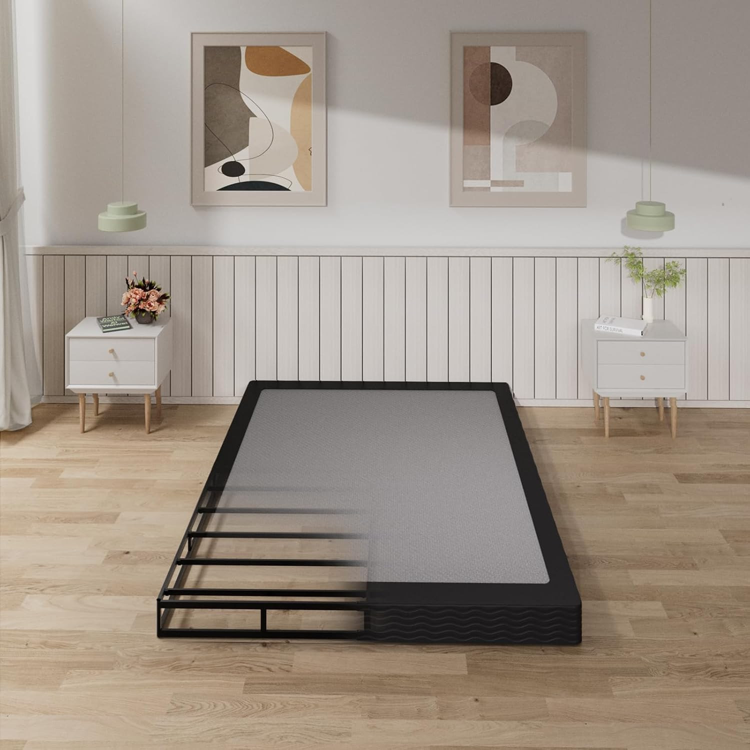 5 Inch Box Spring for Queen Bed, Heavy Duty Metal Queen Mattress Foundation with