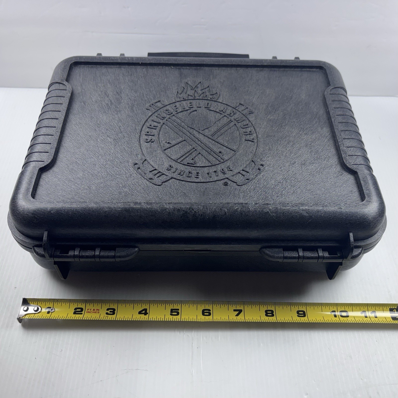 Springfield Armory XDE Black Hard CASE ONLY for 9mm Gun EMPTY with Lock ~ 2 Keys