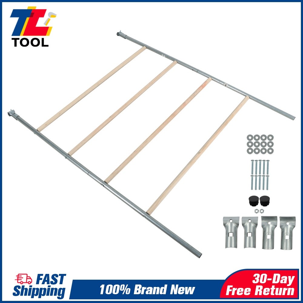 55'' x 40'' Large Chicken Roosting Bars Chicken Perch for Coop with Metal Frame