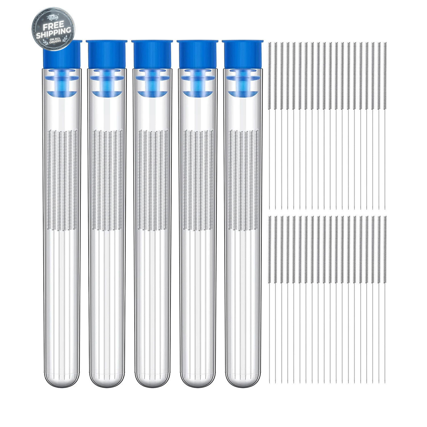 3d Printer Nozzle Cleaning Kit 0.2–1.0mm Stainless Steel Needle Set Tool