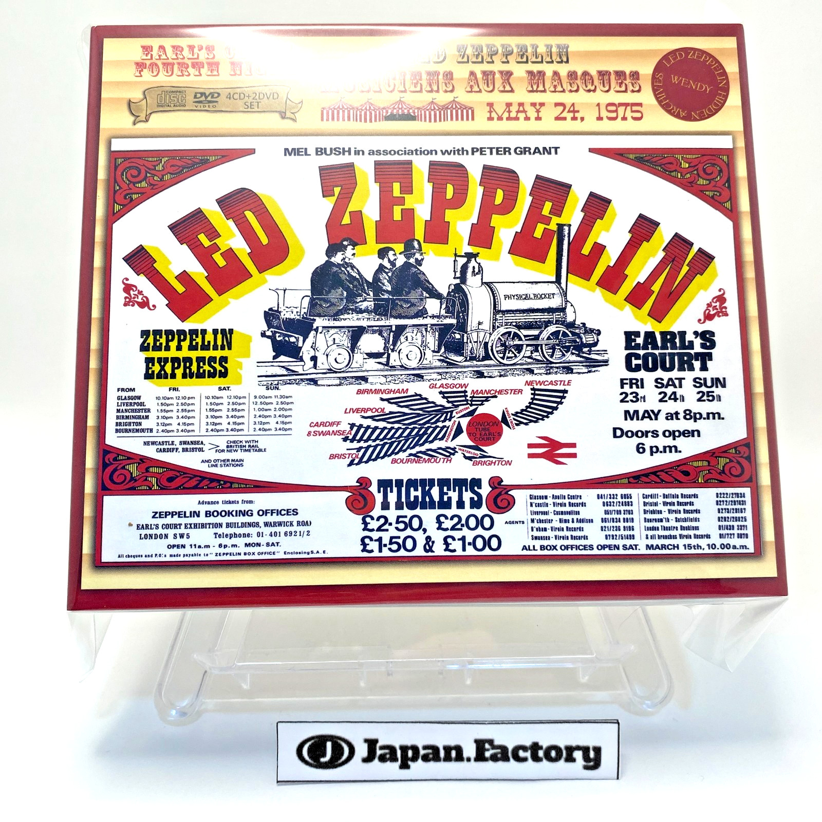 LED ZEPPELIN / Earl's May 24, 1975 4CD+2DVD