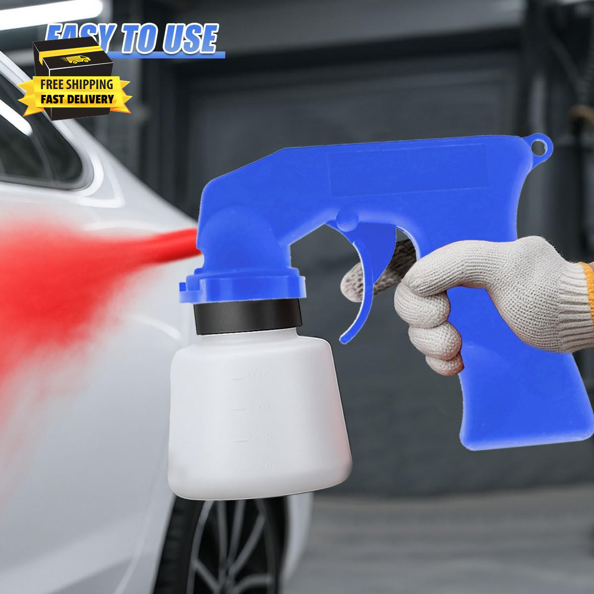 2PCS Spray Paint Can Trigger Handle, Reusable Instant Aerosol Trigger Handle, Co