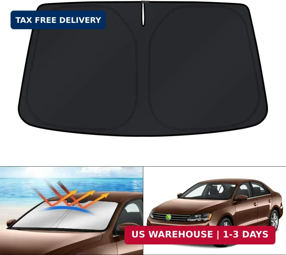 KUST Windshield Sun Shade for 2011-2018 Volkswagen VW Jetta Accessories Sunshade