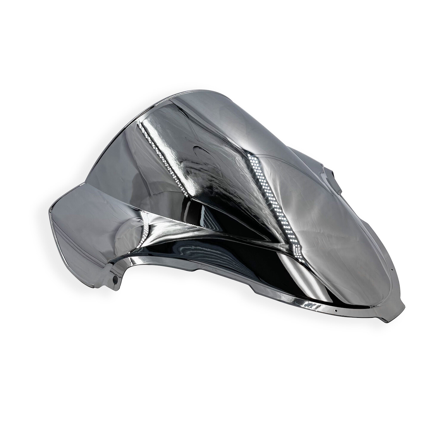 Chrome Dual Bubble Windshield Windscreen for Suzuki Hayabusa GSX1300R 1999-2007