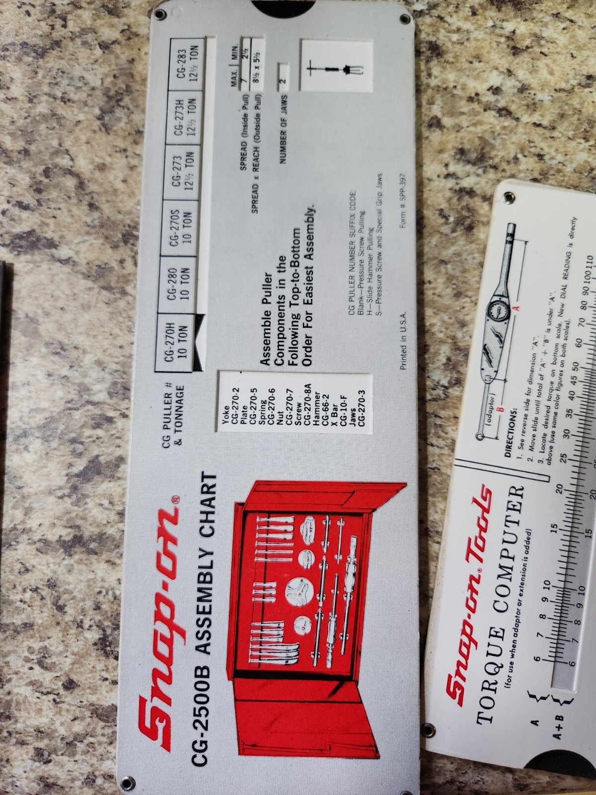 Snap On Metrics Made Easy, Assembly Chart, And Torque Computer