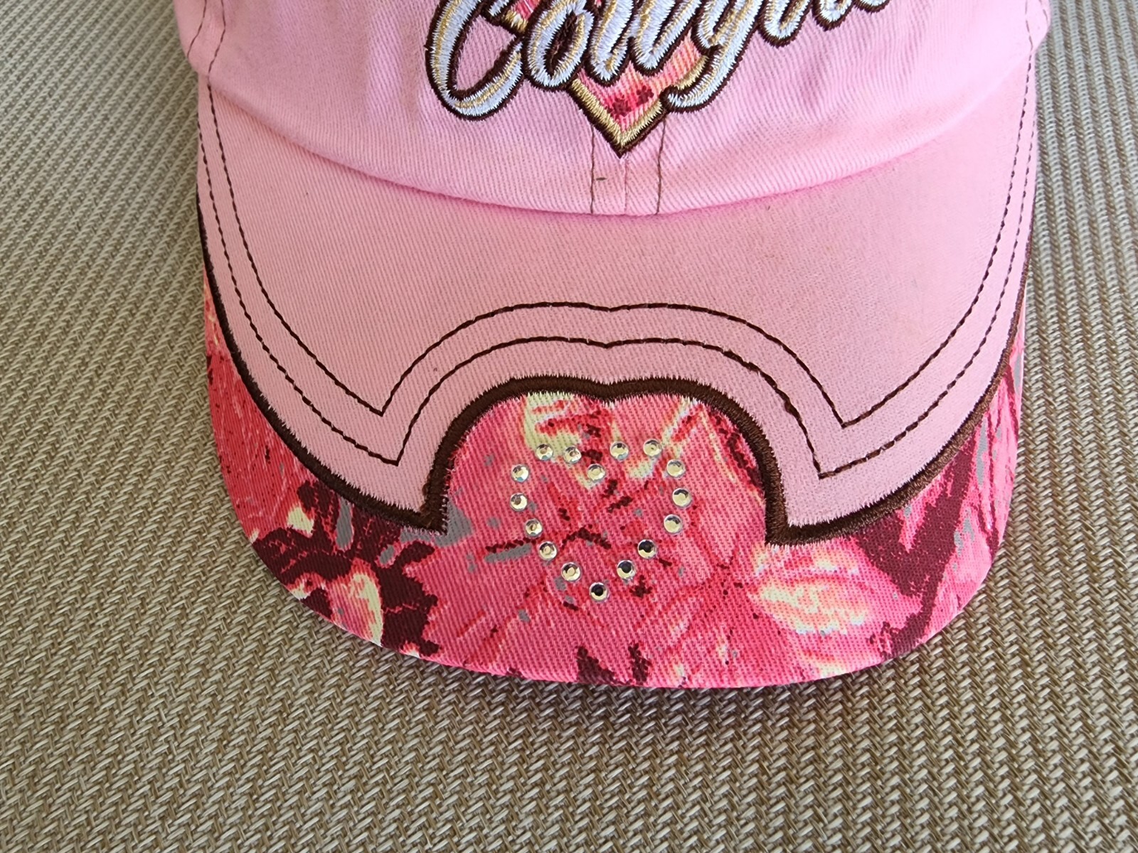 Southern Cowgirl Hat South Bell Born Raised Country Horse Pink Cowgirl Cap Farm