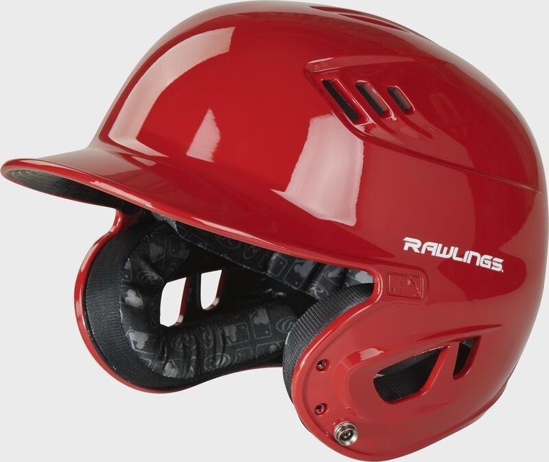 ROWLINGS R16 Velo Baseball Helmet Gloss Scarlet - 6 7/8” - 7 5/8”