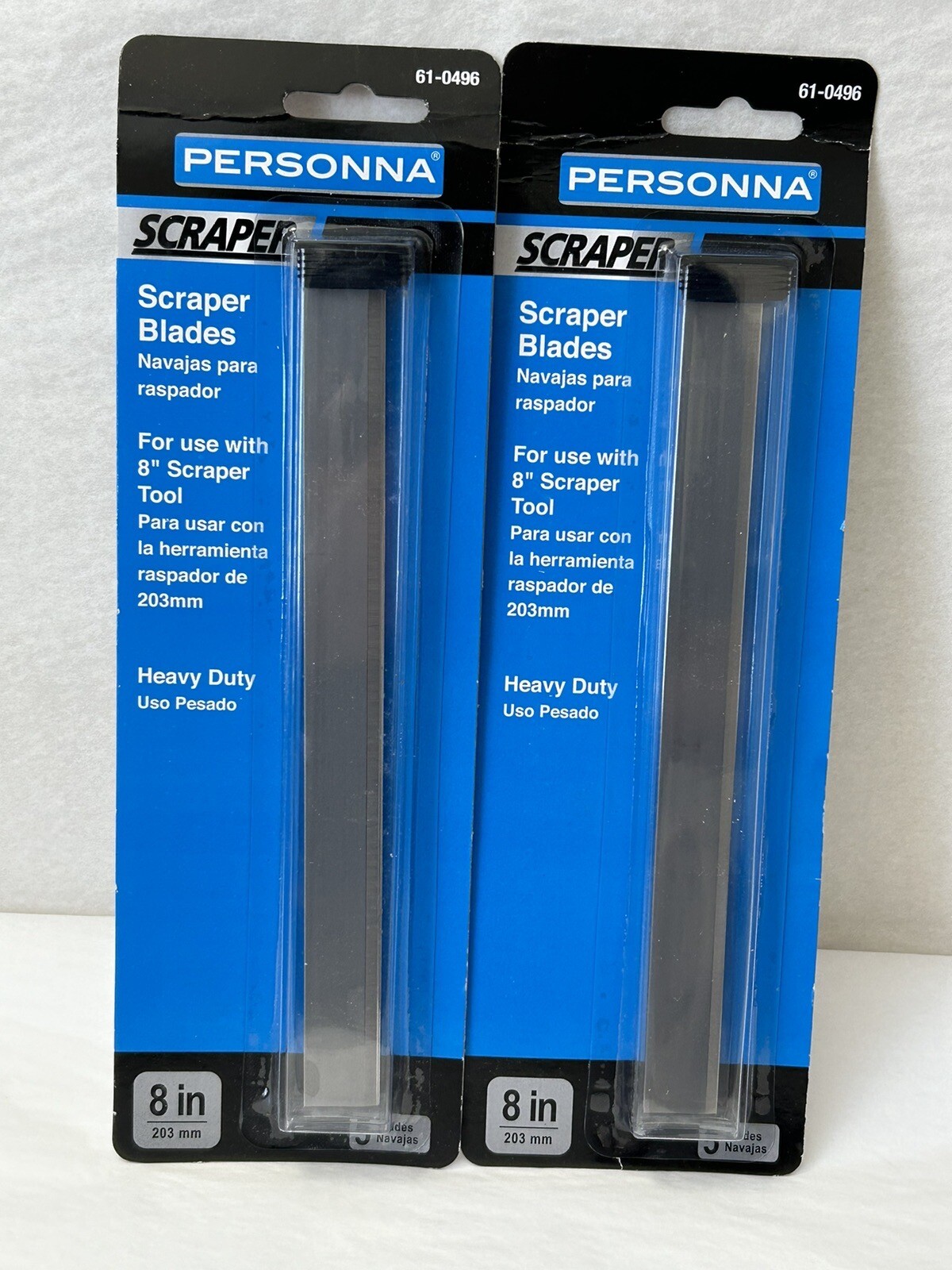 New Personna 8" Stripper Scraper Blades 61-0496  10-Blades (sH6)