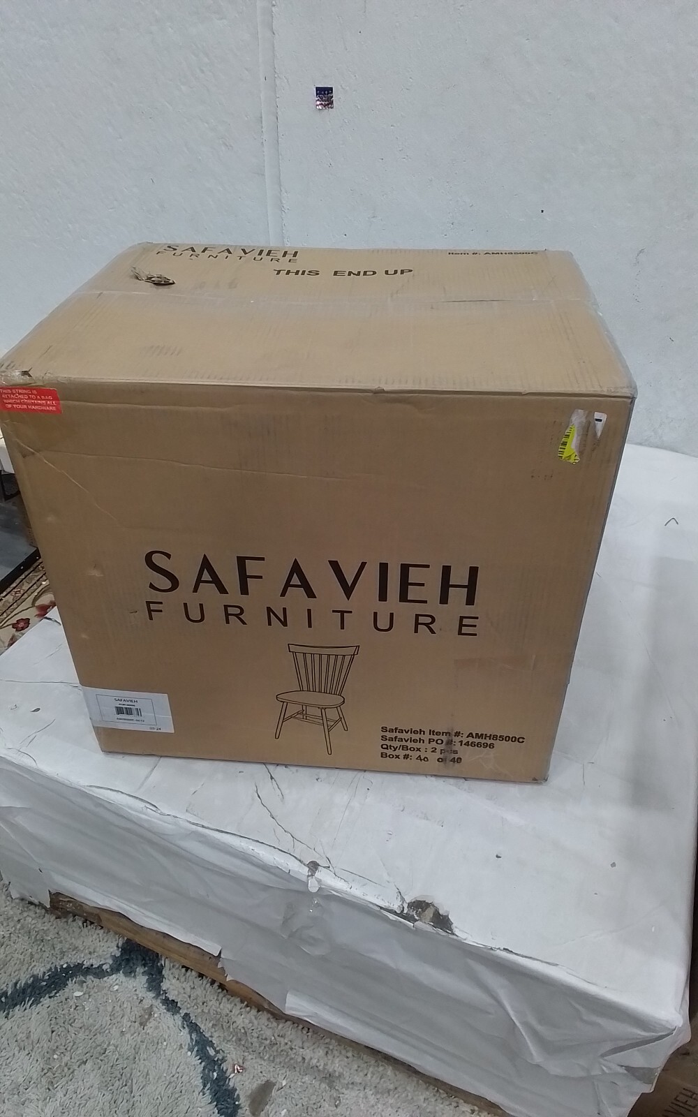 Safavieh PARKER SPINDEL SIDE CHAIR, Reduced Price 2172751710 AMH8500C