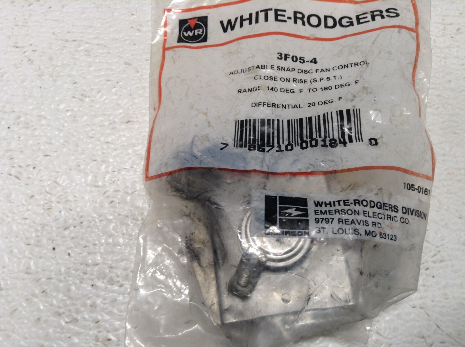 NEW Sealed White Rodgers Snap Disc Limit Control 3F05-4