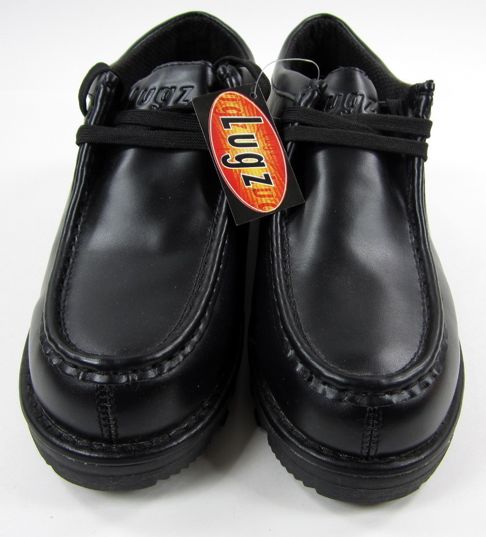 Lugz Shoes Wally Mid Classic Leather Black Boots Size 7.5