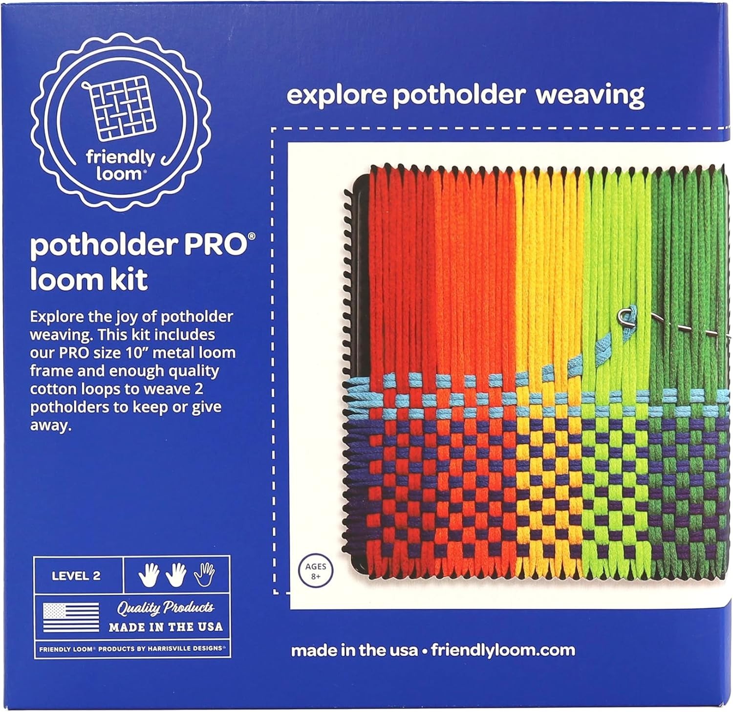 Friendly Loom Potholder Pro Weaving Kit