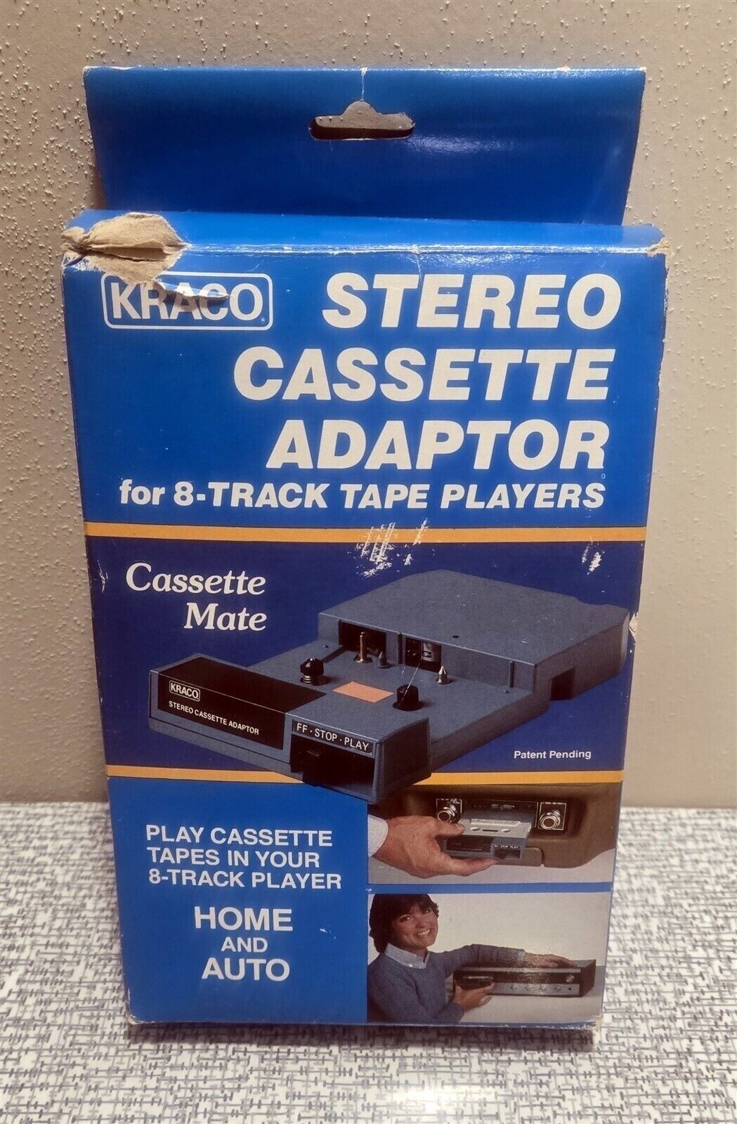 NOS Kraco Stereo Cassette Adaptor for 8-Track Tape Players KCA-7