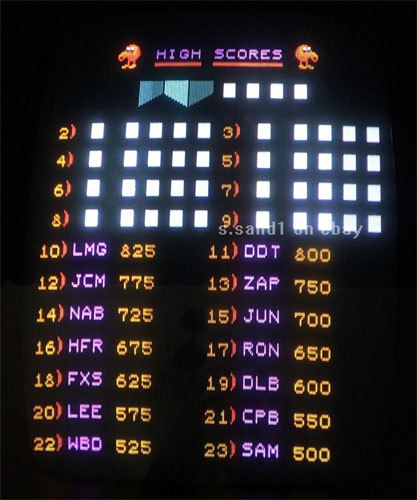 Qbert, Gottlieb Arcade High Score Reset, Corruption Fix - Improved Reset Circuit