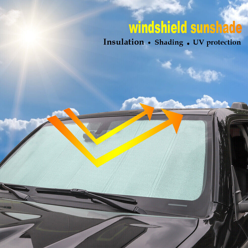 Front Windshield Sunshade Visor Anti Heat Shield Protect Cover for 4Runner 2010+