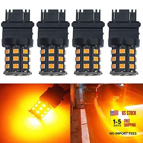 3157 3156 3057 4157 3056 LED Bulbs Yellow12-24V Super Bright 850 Lumens Amber