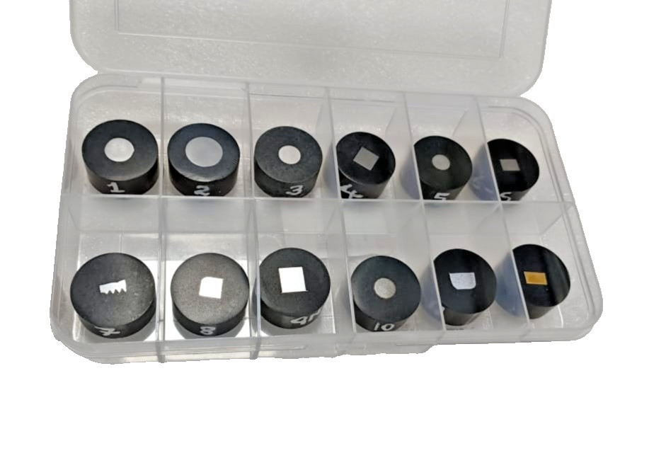 Metallurgical Microstructure Specimen Set of 12 – Reference Samples Microscope