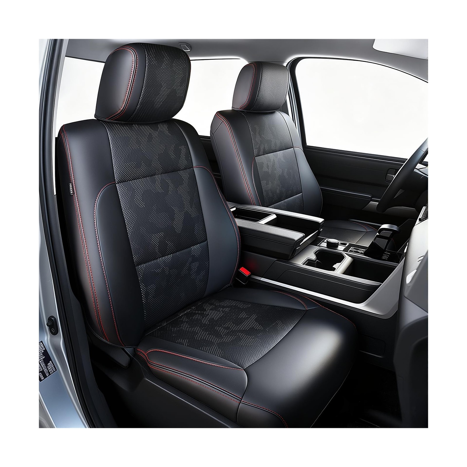 Carlimeki Leather Seat Covers Custom Fit for Tundra 2026 2025 2024 2023 2022 ...