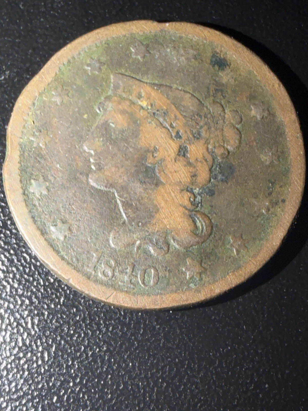 1840 Large Date Large Cent G