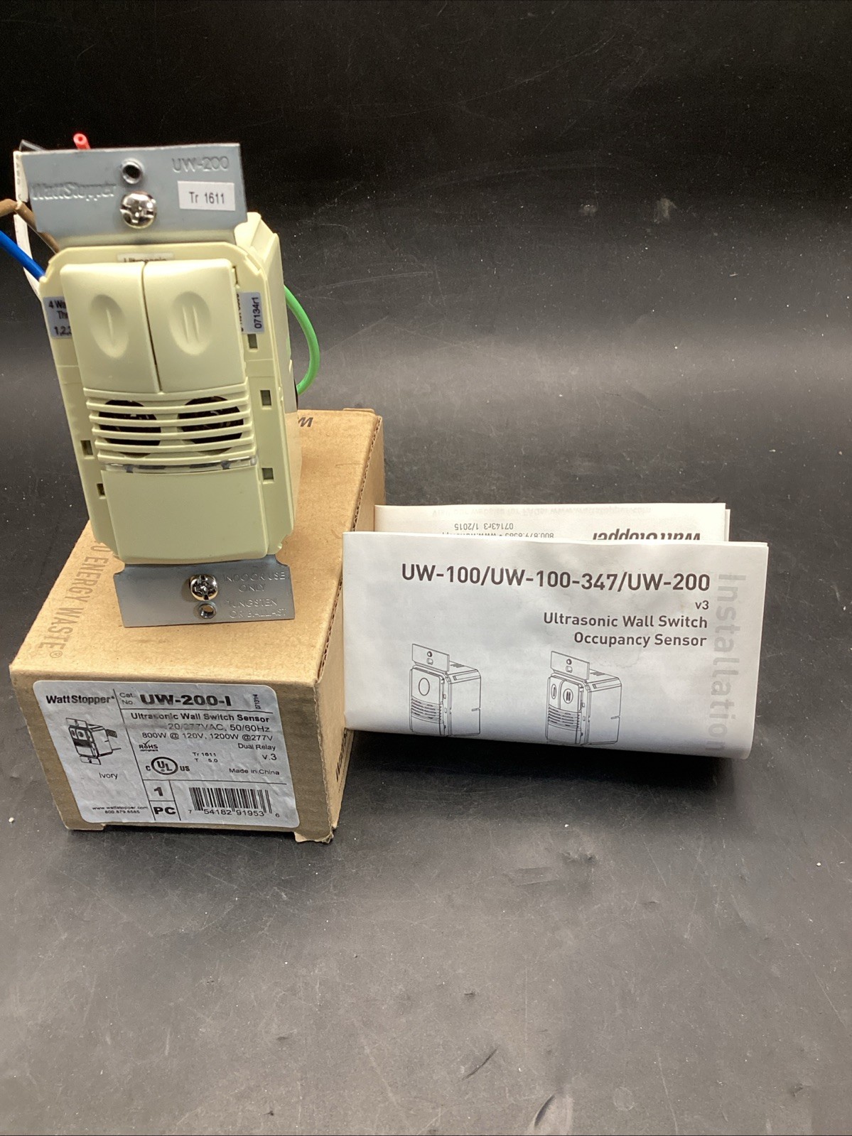 New Watt Stopper UW-200-1 Wall Switch Sensor 120V
