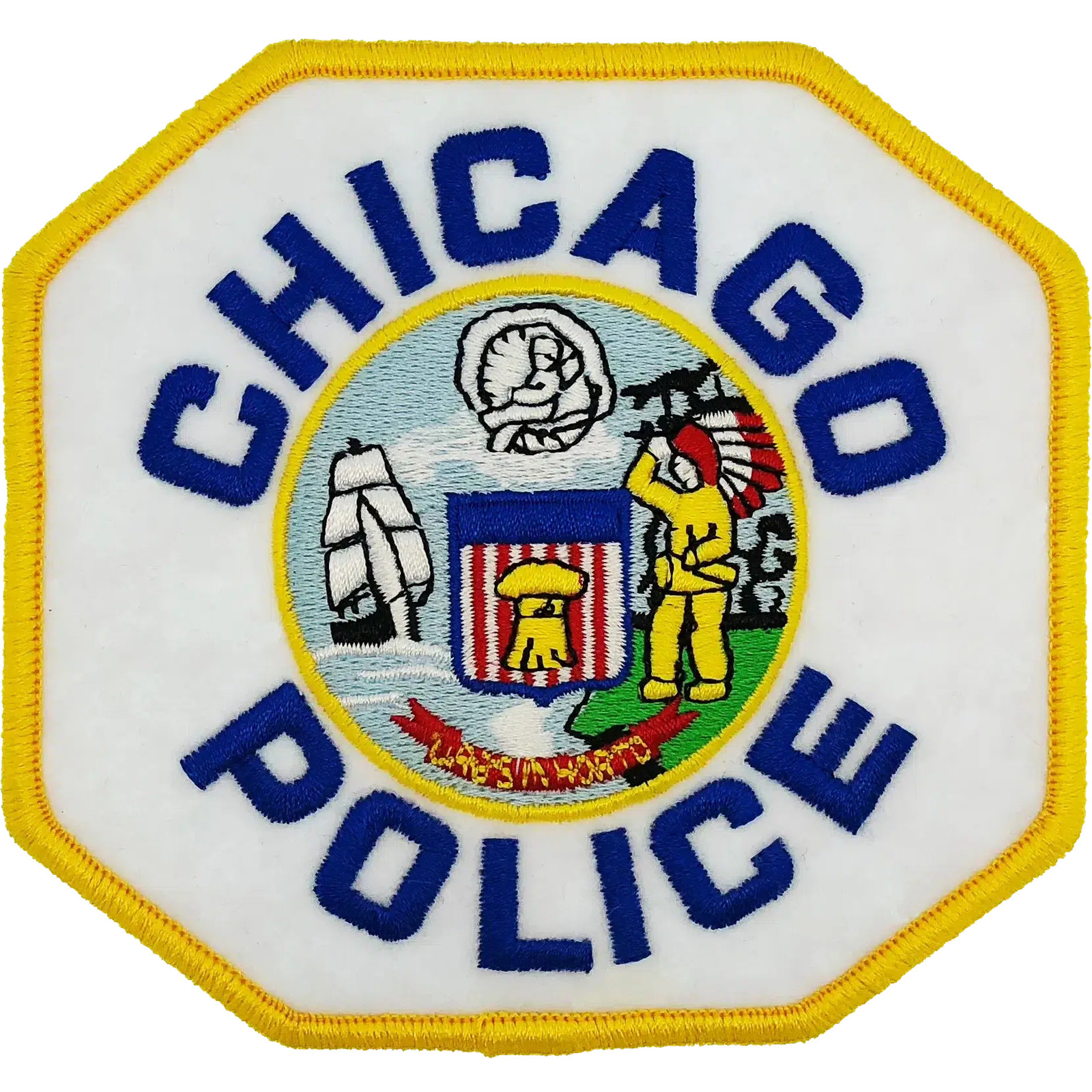 CHICAGO POLICE SHOULDER PATCH: Supervisor (FELT Backing / Dress Uniform)