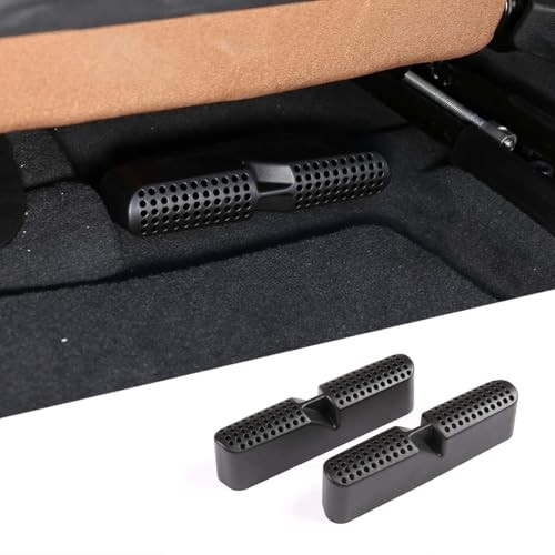 2pcs ABS Car Under Seat Air Outlet Vent Protect Cover Trim Accessories for BMW