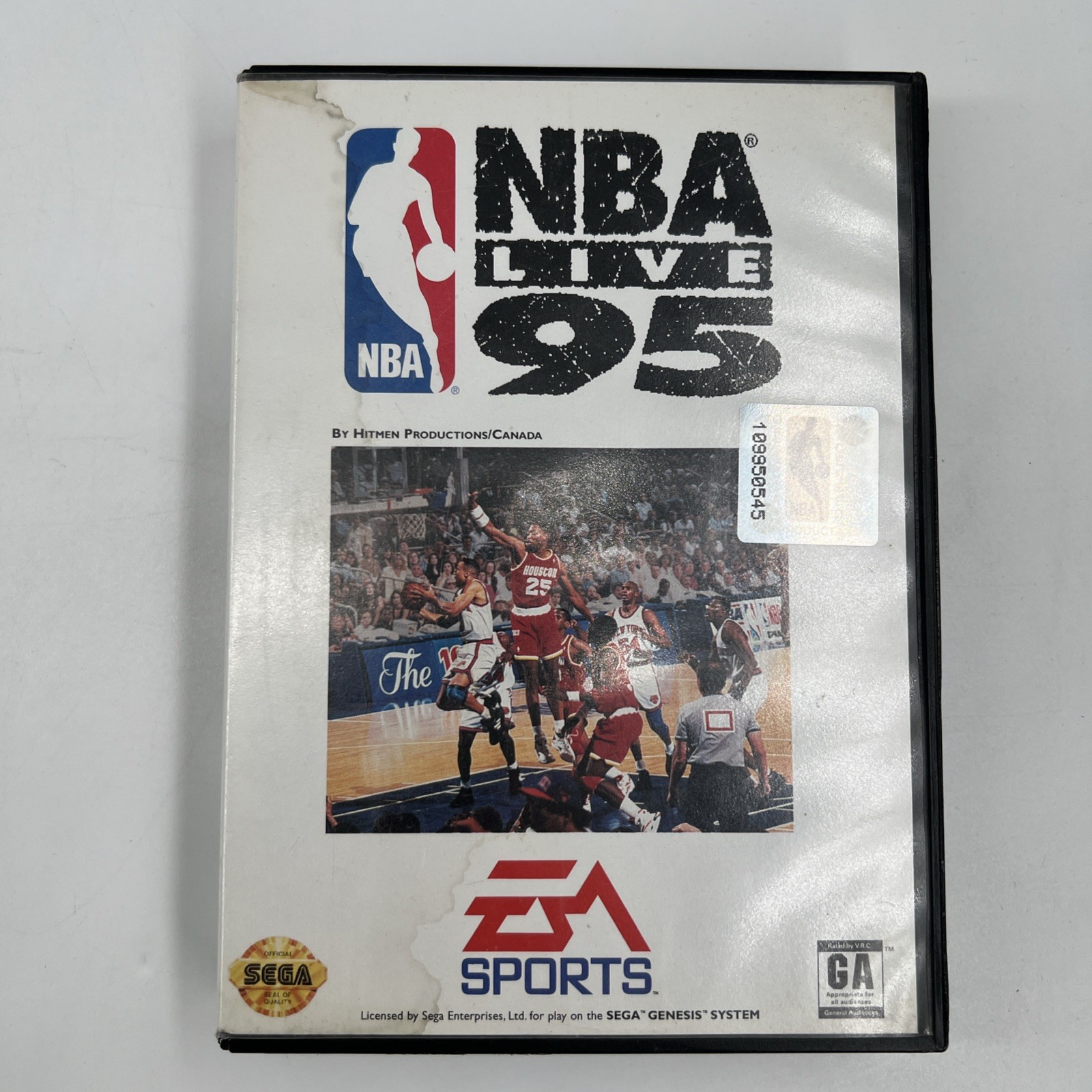 NBA Live 95 Sega Genesis Authentic Case Only No Game No Manual