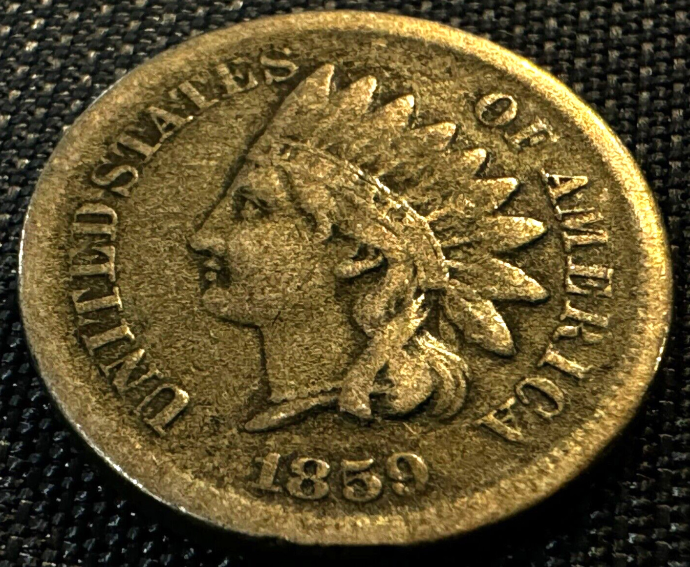 1859 Indian Head Cents #3004