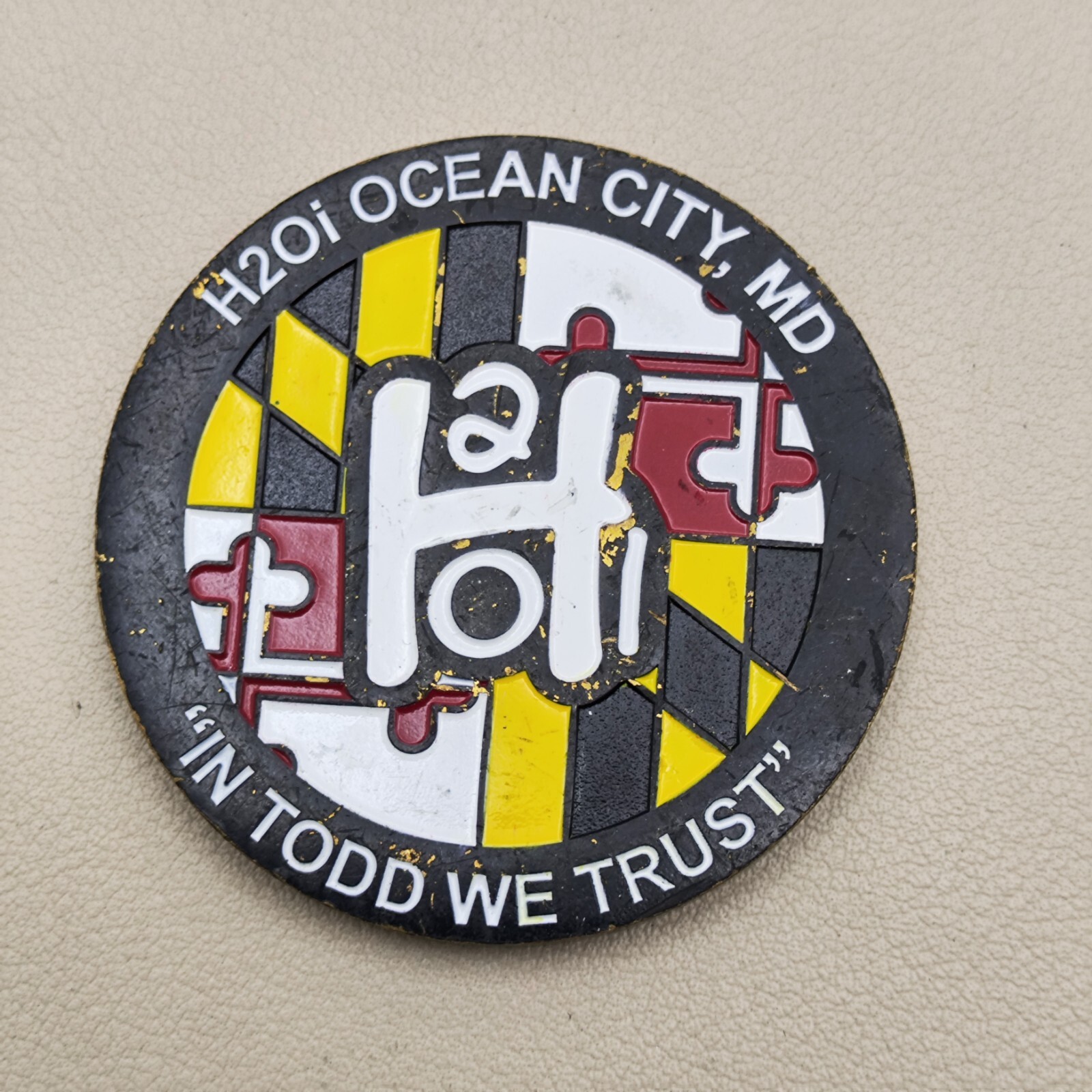 H2oi Ocean City Md Challenge Coin