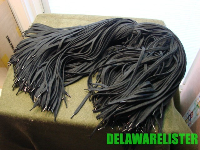 Wholesale Lot of 50 Pair of Black US Military Army Boot Shoe Shoelaces Laces